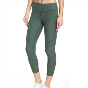 Outdoor Voices Warmup 3/4 Leggings - Hunter Green, Size S
